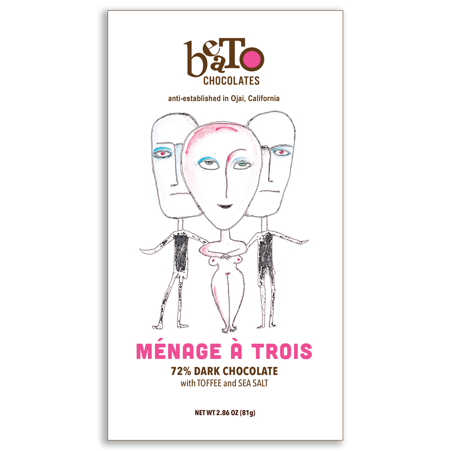 Menage A Trois Chocolate Bar